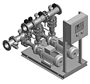 Насосная станция Wilo CO-2 BL 65/140-7,5/2/SK-FFS-S-R
